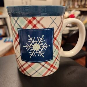 DesignPac Plaid Snowflake Mug
